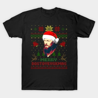 Fyodor Dostoevsky Funny Christmas T-Shirt